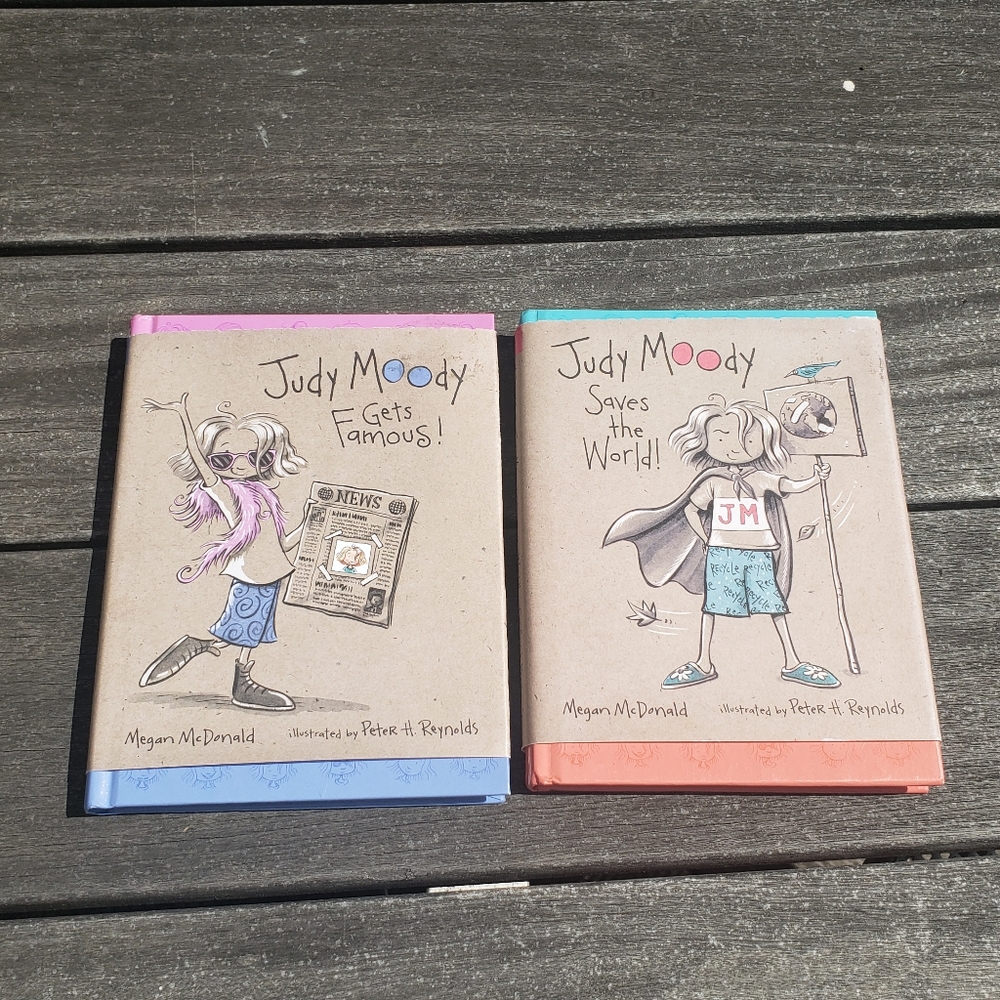 Set of Two Judy Moody Hardcover Books